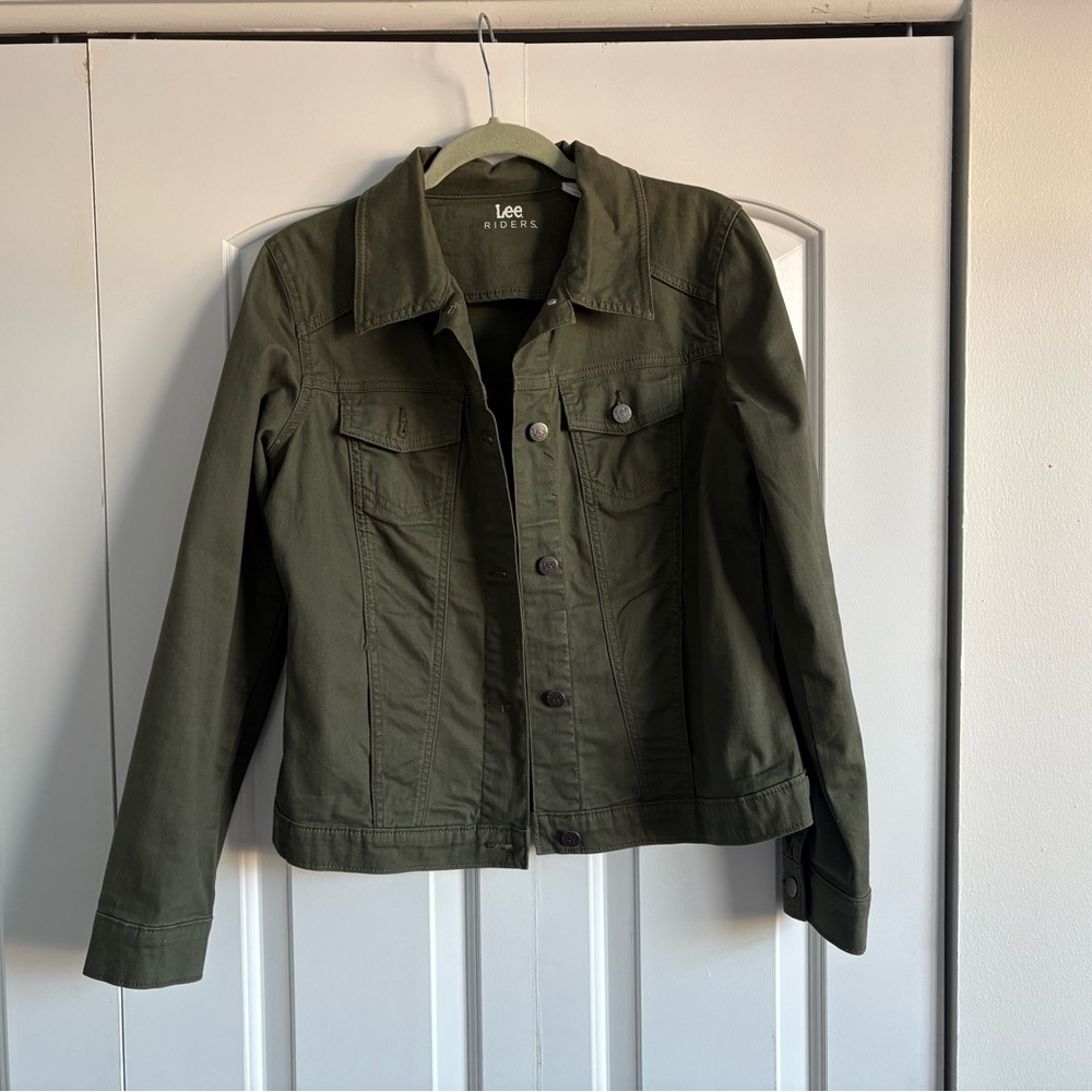 Lee Women's Dark Green Jean Jacket